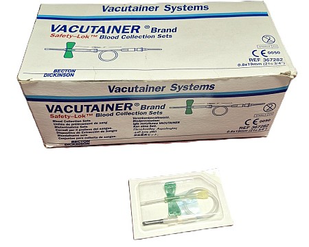 Box Vacutainers Blood Selectors Set (Butterfly Needles)